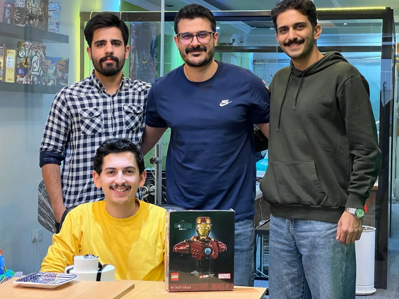 مسعود و تیم با هدیه آیرونمن